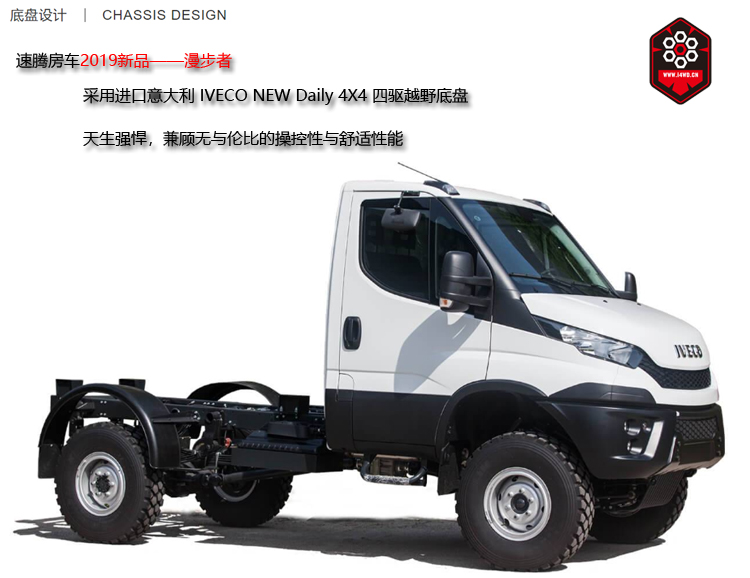 旅美速腾房车2019年3月发布IVECO NEW Daily4X4漫步者越野房车大揭秘