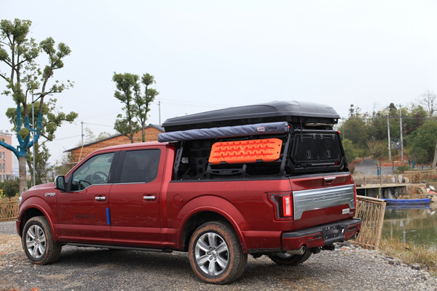 福特F150旅行工具车澳式尾箱实用性强适合野外露营探险使用