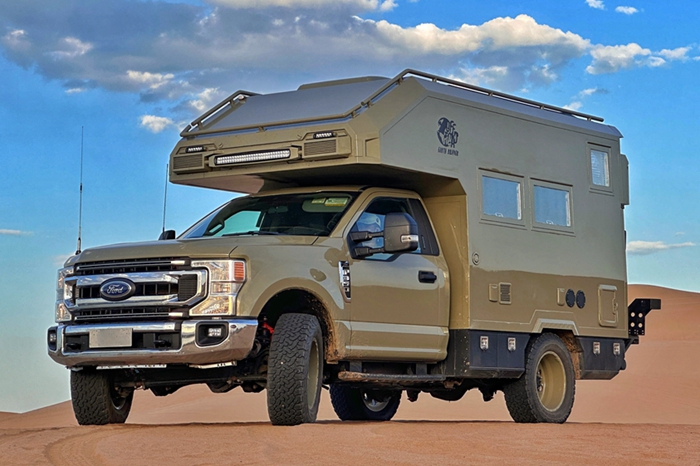 9.15——17日北京房车展倒计时！旅美奇域F350四驱越野房车
